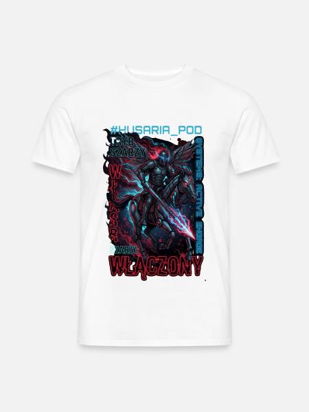 Cyber-Husaren-Angriff - Männer T-Shirt - Weiß