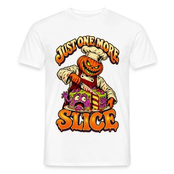Nur noch ein Stück Retro-Halloween-Koch - Männer T-Shirt - Weiß - Vorne - AI Model Male 178 dark (178cm)