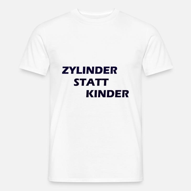 Auto Spruch - Männer T-Shirt - Weiß