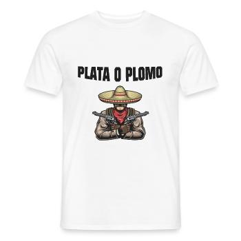 Mexikanischer Gangster - Männer T-Shirt - Weiß - Vorne - AI Model Male 178 dark (178cm)