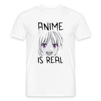Cadeau d'anime - T-shirt homme - blanc - Devant - AI Model Male 178 dark (178cm)