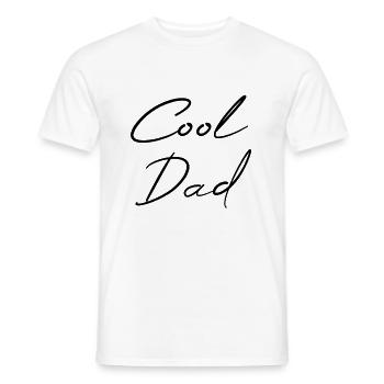 Cool Dad - Men's T-Shirt - white - Front - AI Model Male 178 dark (178cm)