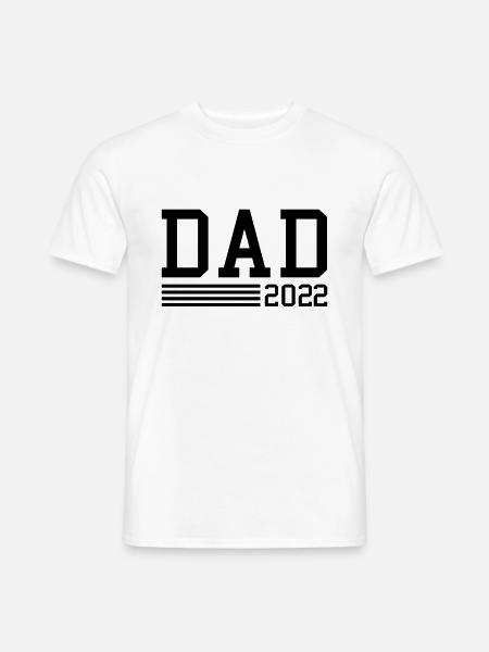 Dad 2022 - Männer T-Shirt - Weiß