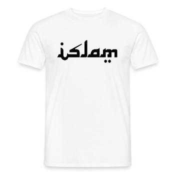 Islam - Men's T-Shirt - white - Front - AI Model Male 178 dark (178cm)