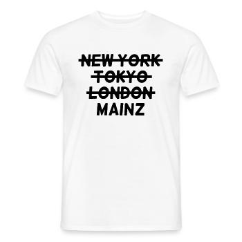 Mayence - T-shirt homme - blanc - Devant - AI Model Male 178 dark (178cm)