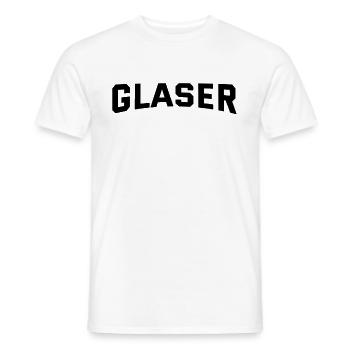 Glaser - Männer T-Shirt - Weiß - Vorne - AI Model Male 178 dark (178cm)