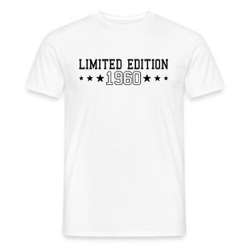 Édition limitée anniversaire 1960 - T-shirt homme - blanc - Devant - AI Model Male 178 dark (178cm)