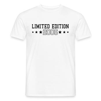Édition limitée anniversaire 2006 - T-shirt homme - blanc - Devant - AI Model Male 178 dark (178cm)
