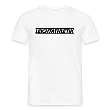 Leichtathletik - Männer T-Shirt - Weiß - Vorne - AI Model Male 178 dark (178cm)