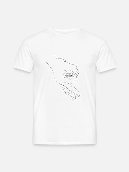 Looked In At Retro Memes - Men's T-Shirt - white