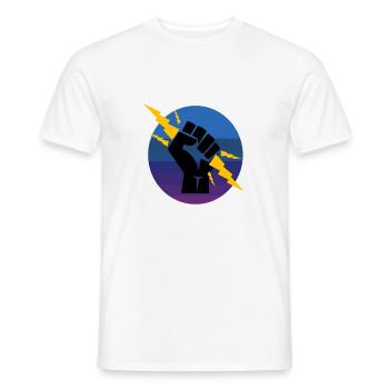 Électricien électricien Vintage Retro Premium - T-shirt homme - blanc - Devant - AI Model Male 178 dark (178cm)