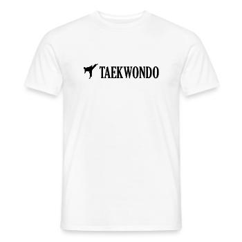 Taekwondo Sports de combat - T-shirt homme - blanc - Devant - AI Model Male 178 dark (178cm)