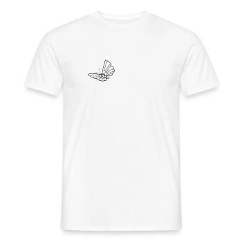 Butterfly Insect Butterflies - Men's T-Shirt - white - Front - AI Model Male 178 dark (178cm)