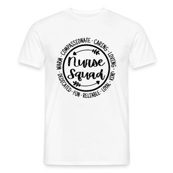 Nurse Squad Nursing Team Appreciation Vintage - Men's T-Shirt - white - Front - AI Model Male 178 dark (178cm)