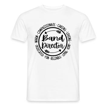 Directeur de groupe Vintage Gift - T-shirt homme - blanc - Devant - AI Model Male 178 dark (178cm)