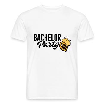 Bachelor party team - Men's T-Shirt - white - Front - AI Model Male 178 dark (178cm)