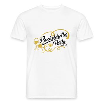 Junggesellenabschied Bachelorette Party - Männer T-Shirt - Weiß - Vorne - AI Model Male 178 dark (178cm)