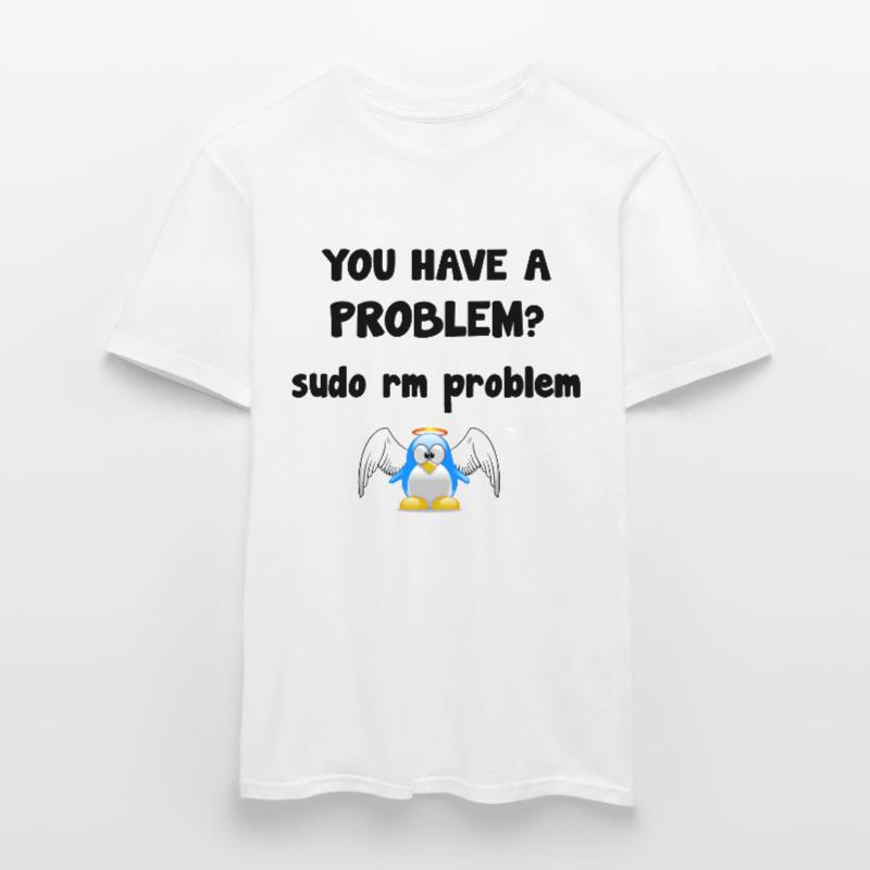 Linux Pingouin programmeur cadeau T-shirt homme