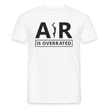 Freitaucher Apnoe Freitauchen Tauchen Geschenkidee - Männer T-Shirt - Weiß - Vorne - AI Model Male 178 dark (178cm)