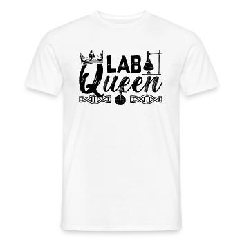 Lab Queen Labortechniker Chemie Geschenkidee - Männer T-Shirt - Weiß - Vorne - AI Model Male 178 dark (178cm)