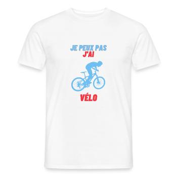 Ich kann kein Fahrrad haben - Männer T-Shirt - Weiß - Vorne - AI Model Male 178 dark (178cm)