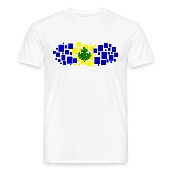 FB - Fener - Istanbul - Männer T-Shirt - Weiß - Vorne - AI Model Male 178 dark (178cm)