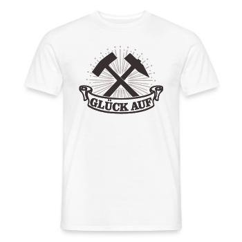 Good luck for - Men's T-Shirt - white - Front - AI Model Male 178 dark (178cm)