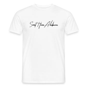 Sweet Home Alabama inscription de la chemise - T-shirt homme - blanc - Devant - AI Model Male 178 dark (178cm)