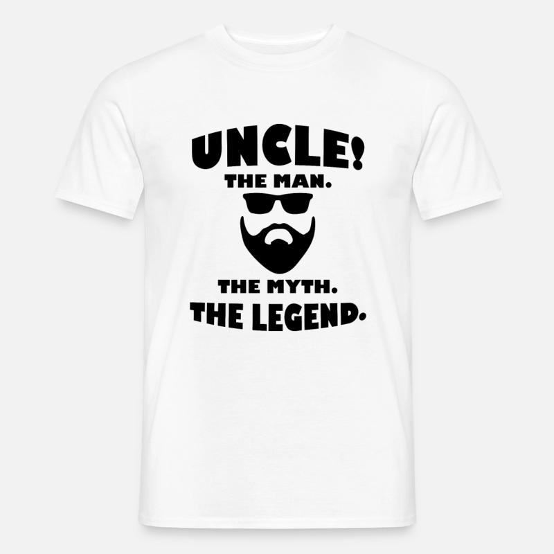 Onkel Legende Bester Onkel Geschenk - Männer T-Shirt - Weiß