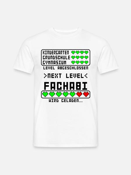 Fachabitur Fachabi zum Beginn Anfang Start - Männer T-Shirt - Weiß