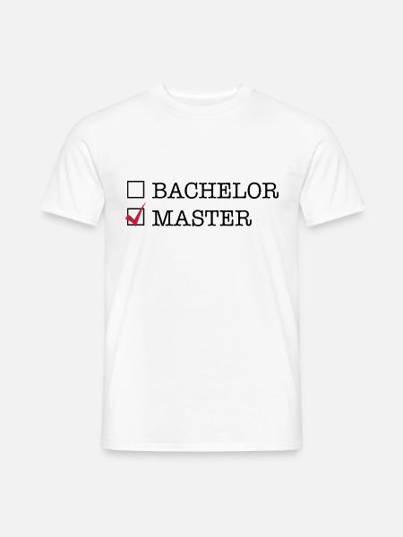 Master - Männer T-Shirt - Weiß