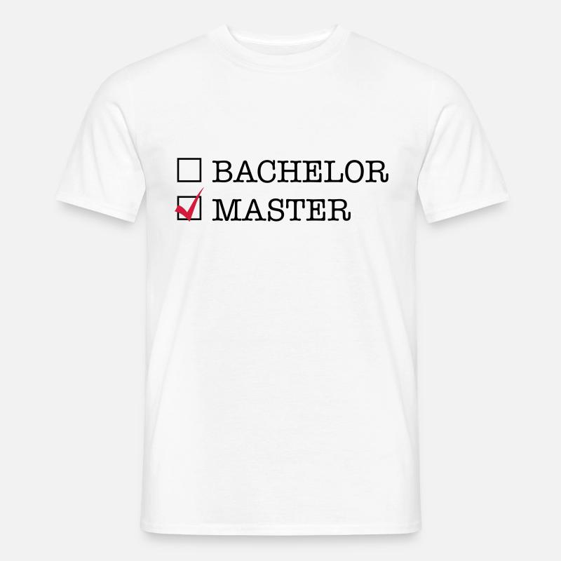 Master - Männer T-Shirt - Weiß
