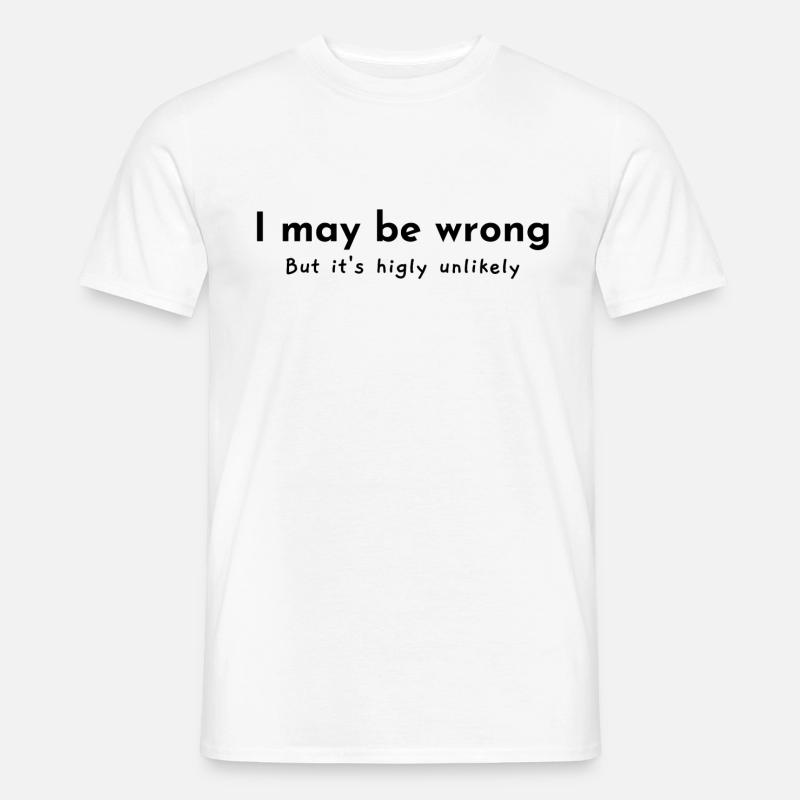 Funny - Männer T-Shirt - Weiß