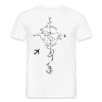dreams - Men's T-Shirt - white - Front - AI Model Male 178 dark (178cm)