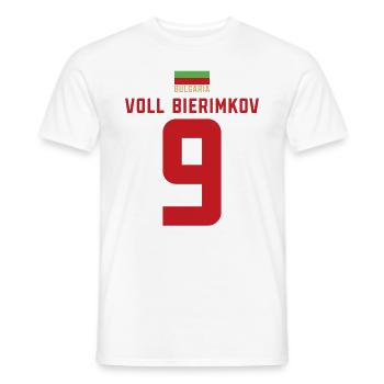 Sauf Trikot Fußball Partyurlaub Thekenmannschaft - Männer T-Shirt - Weiß - Vorne - AI Model Male 178 dark (178cm)