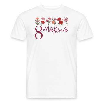 Où une femme, il y a des vacances - Russe - T-shirt homme - blanc - Devant - AI Model Male 178 dark (178cm)