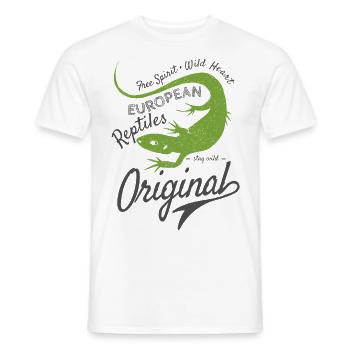 Stay Wild - Männer T-Shirt - Weiß - Vorne - AI Model Male 178 dark (178cm)