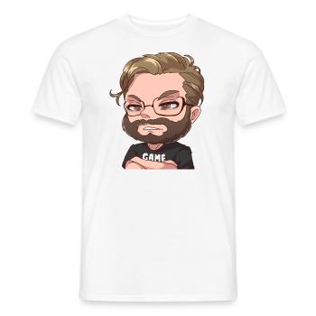 Genervter Manny - Männer T-Shirt - Weiß - Vorne - AI Model Male 178 dark (178cm)