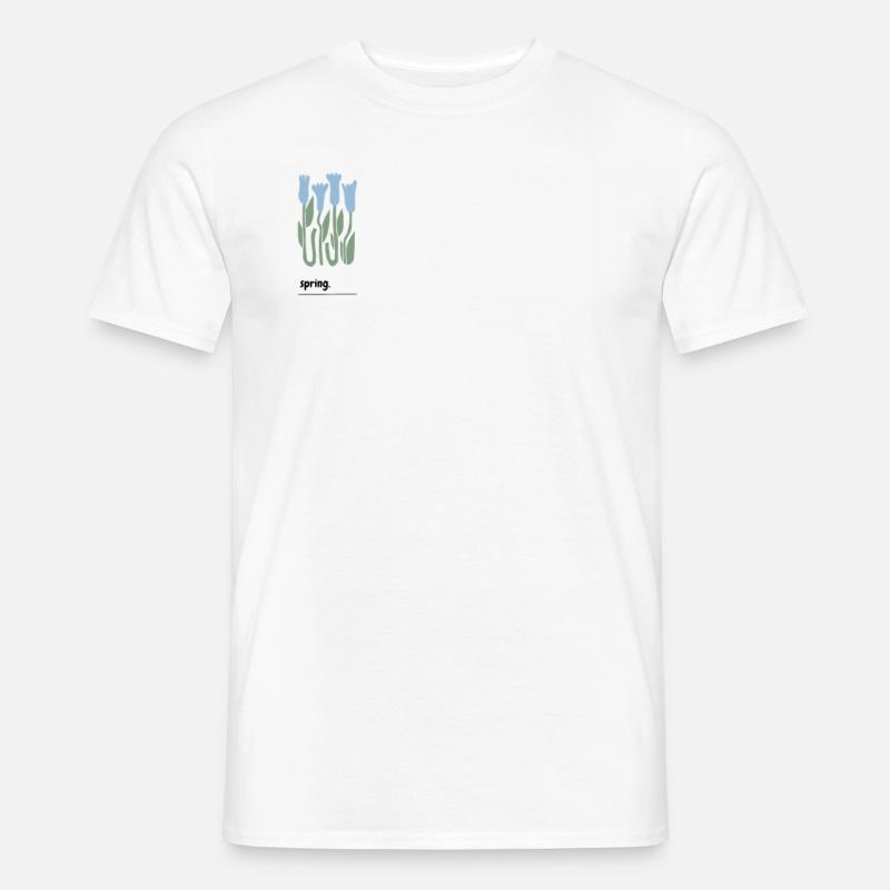 Spring Design - Männer T-Shirt - Weiß