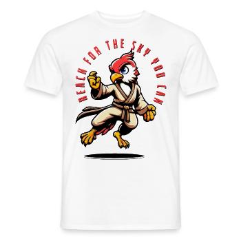 Reach for the sky you can - Männer T-Shirt - Weiß - Vorne - AI Model Male 178 dark (178cm)