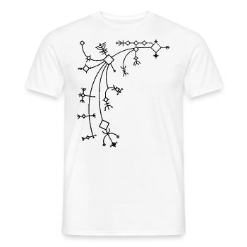 God of War Ragnarok Leviathan Axe sticker - T-shirt homme - blanc - Devant - AI Model Male 178 dark (178cm)