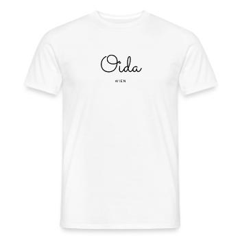 Oida Vienna - Men's T-Shirt - white - Front - AI Model Male 178 dark (178cm)