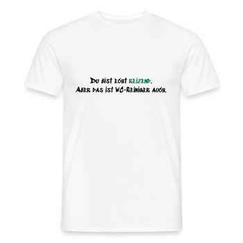 Du bist echt reizend - Männer T-Shirt - Weiß - Vorne - AI Model Male 178 dark (178cm)
