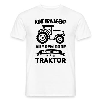 Landwirtschaft Nachwuchs Landwirt Kinder Traktor - Männer T-Shirt - Weiß - Vorne - AI Model Male 178 dark (178cm)