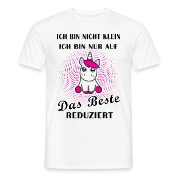 Einhorn das beste Geschenkidee cooler Spruch - Männer T-Shirt - Weiß - Vorne - AI Model Male 178 dark (178cm)