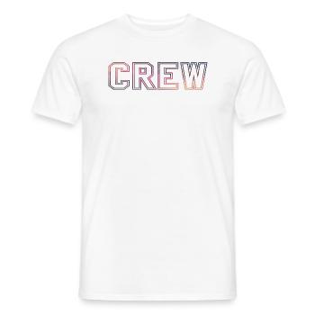Me and my crew - Men's T-Shirt - white - Front - AI Model Male 178 dark (178cm)
