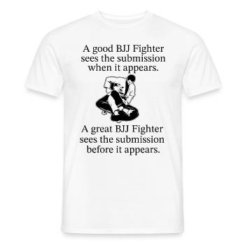 Citation de BJJ - T-shirt homme - blanc - Devant - AI Model Male 178 dark (178cm)