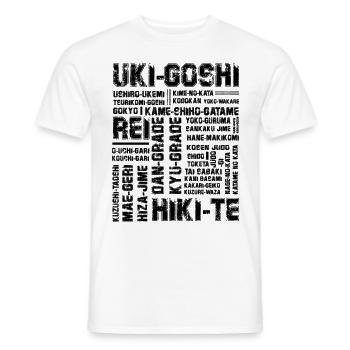 Judo - T-shirt homme - blanc - Devant - AI Model Male 178 dark (178cm)