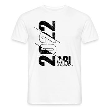 Abitur 2022 Geschenk Junge Mädchen Abi 2022 - Männer T-Shirt - Weiß - Vorne - AI Model Male 178 dark (178cm)