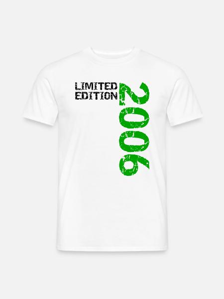 2006 Limited Edition Geburtstag Geschenk Frau Mann - Männer T-Shirt - Weiß